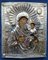 Image Analogion de la Tendresse de la Mère de Dieu dans un Cadre en Argent Relief 4