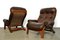 Vintage Lounge Armchairs by Oddvin Rykken for Rybo, Norway, 1970s, Set of 2 3
