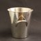 Vintage Silver-Plated Metal Wine Cooler by Wilhelm Wagenfeld for WMF, 1950s, Image 7