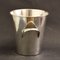 Vintage Silver-Plated Metal Wine Cooler by Wilhelm Wagenfeld for WMF, 1950s 3