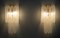 Lampada da parete in vetro di Murano e ottone, anni '70, Immagine 2