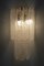 Lampada da parete in vetro di Murano e ottone, anni '70, Immagine 5