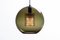 Dark Green Spherical Glass Pendant by Carl Fagerlund for Orrefors, Sweden, 1960s, Image 1