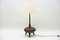 Lámpara de pie de cobre hecha a mano, Sudáfrica, Imagen 1