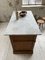 Shop Counter or Kitchen Island in Walnut & Marble 8