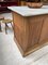 Shop Counter or Kitchen Island in Walnut & Marble 10