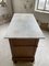 Shop Counter or Kitchen Island in Walnut & Marble 70