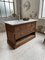 Shop Counter or Kitchen Island in Walnut & Marble 16
