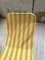 Chaise longue en jaune et blanc 38