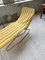Chaise longue en jaune et blanc 35