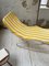 Chaise longue en jaune et blanc 24