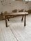 Brutalist Oak Farmhouse Bench 18