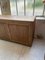 Large Oak Shop Counter Sideboard 48