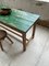 Pine & Beech Farmhouse Table with Green Patina 12