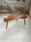 Brutalist Coffee Table in Olive Wood 21