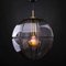 Mid-Century Pendant Lamp in Smoked Glass from Peill & Putzler, 1970s, Image 2