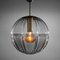 Mid-Century Pendant Lamp in Smoked Glass from Peill & Putzler, 1970s, Image 4