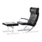 Berlin Lounge Chair with Footstool by Meinhard Von Gerkan for Walter Knoll, 1970s, Set of 2 1