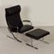 Berlin Lounge Chair with Footstool by Meinhard Von Gerkan for Walter Knoll, 1970s, Set of 2 2