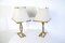 Vintage Italian Table Lamps in Brass, 1970s, Set of 2 2