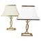 Vintage Italian Table Lamps in Brass, 1970s, Set of 2 1