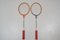 Racchette da badminton vintage, anni '80, set di 2, Immagine 2