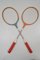 Racchette da badminton vintage, anni '80, set di 2, Immagine 9