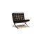 Poltrona in pelle nera di Ludwig Mies Van Der Rohe per Knoll Inc. / Knoll International, Immagine 1