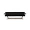 Black Area Leather Sofa Set from Vitra, Set of 2 7