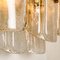 Large Massive Glass Wall Sconces in the Style of Kalmar by J. T. Kalmar, Set of 2 7
