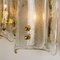 Large Massive Glass Wall Sconces in the Style of Kalmar by J. T. Kalmar, Set of 2, Image 4