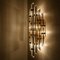 XXL Venini Style Murano Glass and Gold-Plated Sconce, Italy, Image 6