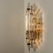 XXL Venini Style Murano Glass and Gold-Plated Sconce, Italy 8