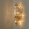 XXL Venini Style Murano Glass and Gold-Plated Sconce, Italy 12