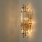 XXL Venini Style Murano Glass and Gold-Plated Sconce, Italy, Image 12