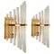 Glass Rod Wall Sconces by Sciolari for Lightolier 1