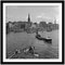 Barcazas Barcos en el puerto de Hamburgo a la iglesia de San Nicolás Alemania 1938 Impreso 2021, Imagen 4