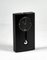 Black Plastic and Chrome Battery-Operated Pendulum Clock from Daruma 8