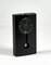 Black Plastic and Chrome Battery-Operated Pendulum Clock from Daruma 6