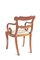 Regency Mahogany Elbow Desk Chair, Image 7