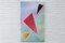 Diagonale Triangle Dream, abstrakte geometrische Gemälde auf Leinen in Pastelltönen, 2021 2
