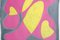 Abstract Pink Cadillac, Mid-Century Shapes Painting on Paper in Yellow and Gray, 2021, Image 4