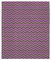 Purple Dhurrie Rug, Image 1
