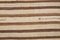 Vintage Turkish Striped Flatweave Kilim Rug, Anatolia, Image 5