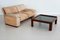 Mid-Century Italian Square Coffee Table in Mahogany and Smoked Glass, 1960s 2