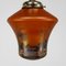 Jugendstil Hand-Verzierte & Ofenemaillierte Lampe 2