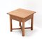 Art Deco Haagse School Solid Oak Side Table by Cor Alons, 1923, Image 3