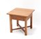 Art Deco Haagse School Solid Oak Side Table by Cor Alons, 1923, Image 1