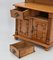 Miniature Antique Scandinavian Rustic Birch Dresser, Image 7