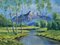 Albertville Valley, 1920-1950, Oil on Canvas, Image 2